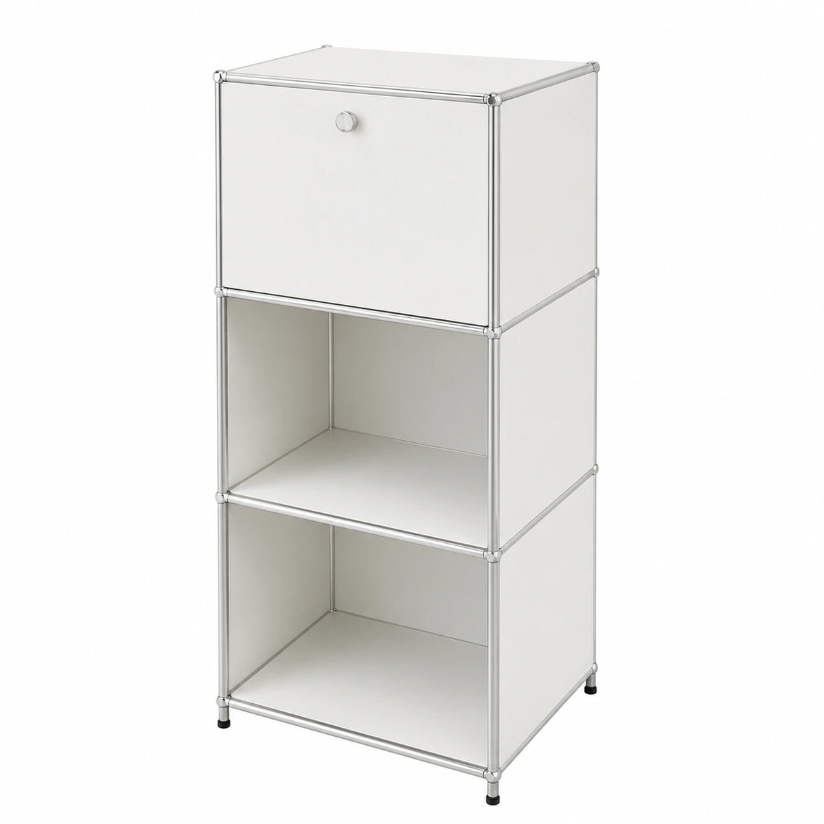 Regal – moderner Stil, modular, aus Metall, für Wohnzimmer, Büro und Flur